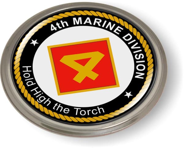 USMC - 4th Marine Division Emblem